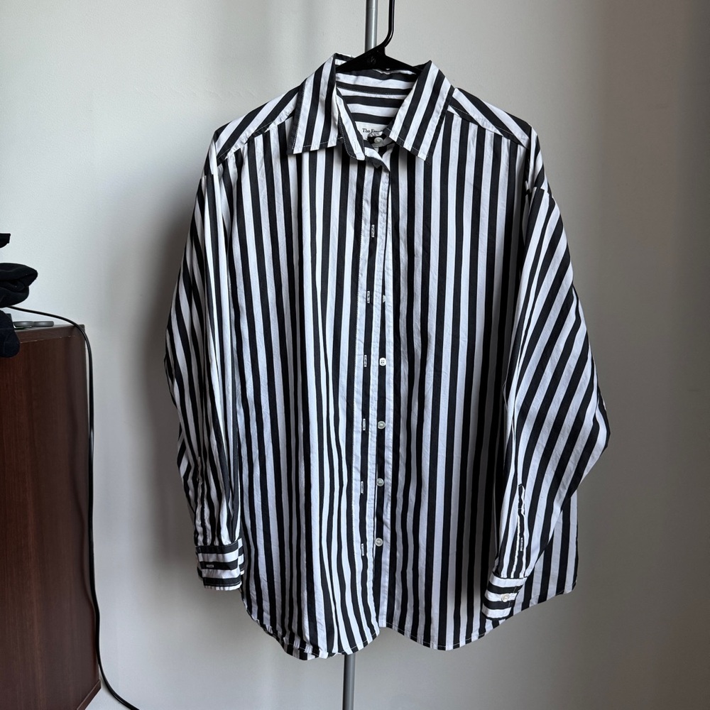 Frankie Shop Sylvia Striped Oxford Shirt